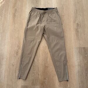 Kenneth Cole Active Tech Jogger Ankle Zip Tapered Fit Reflective Men's Medium